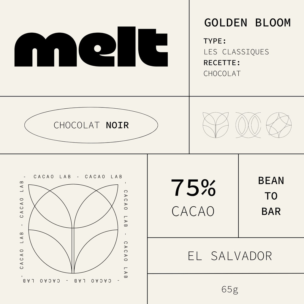 GOLDEN BLOOM 75% - CHOCOLAT NOIR - EL SALVADOR